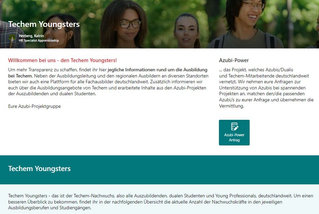 Techem Youngster Intranetseite