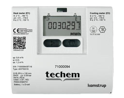 Sono® Compteur énergétique de chaleur et froid à ultrasons