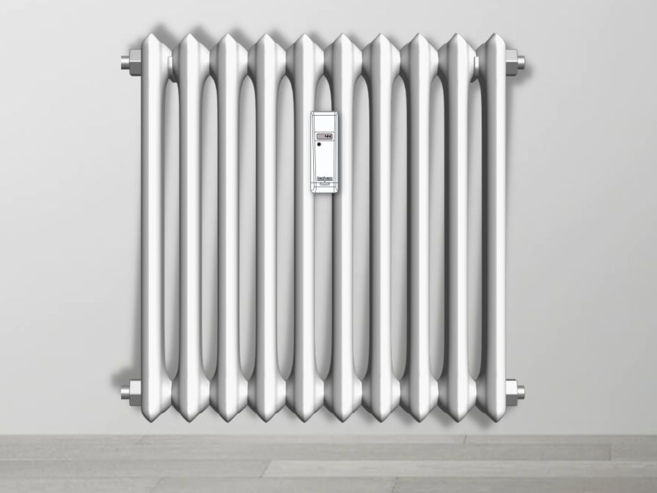Repartidor de costes en radiador