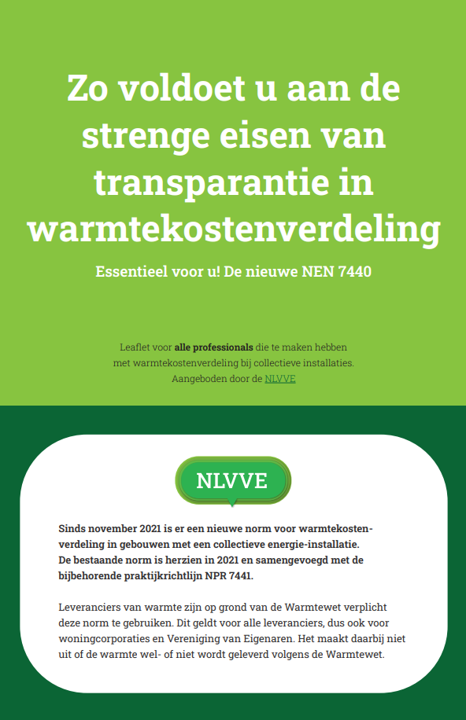 Brochure NEN norm 7440 - NLVVE