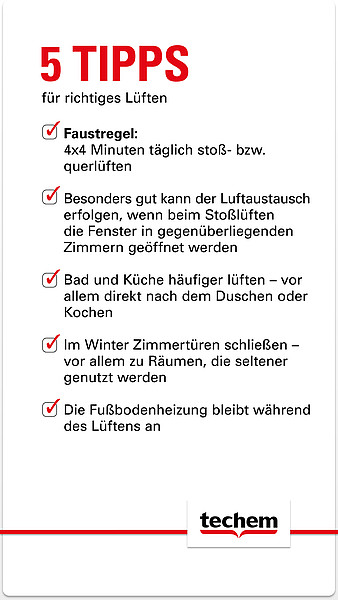 5 Tipps für richtiges Lüften